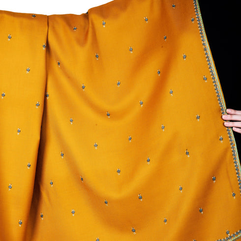 Women's Hand Embroidered Wool Shawl